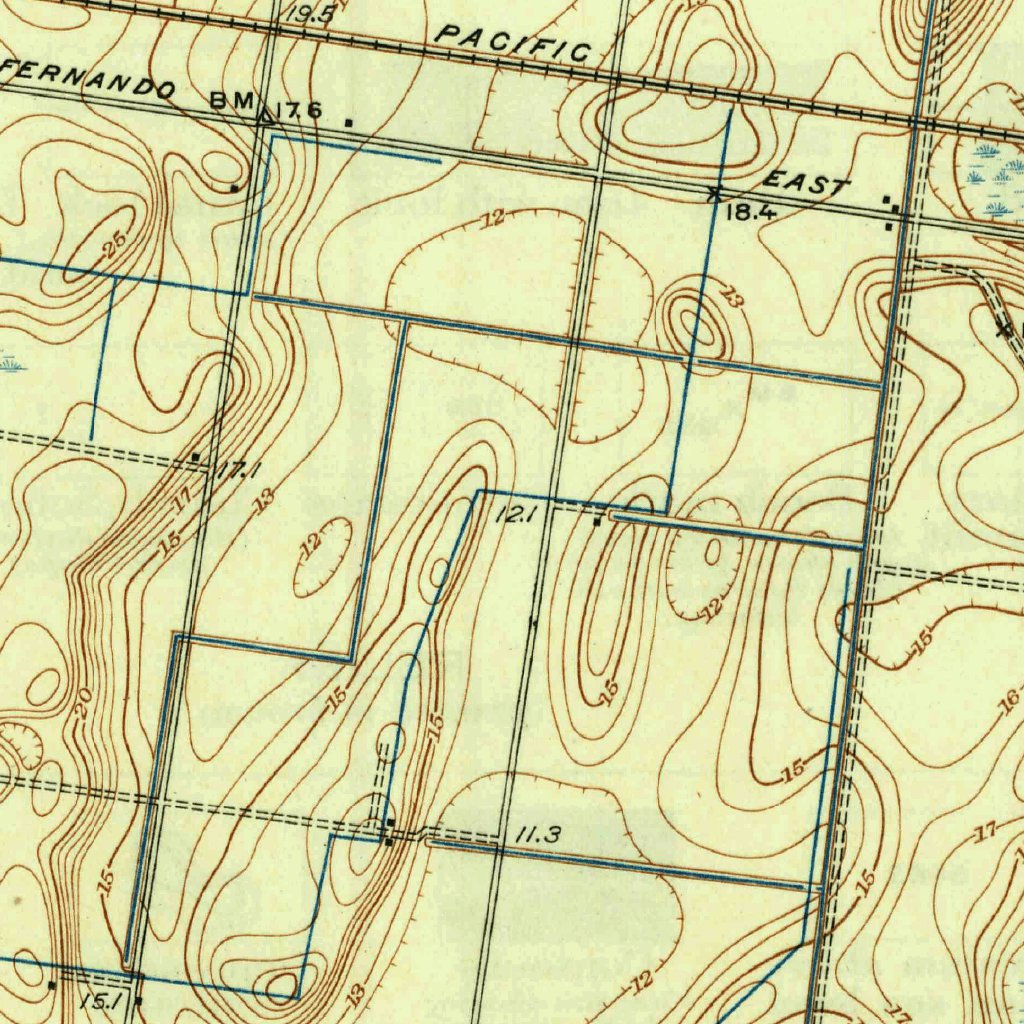Paso Real, TX (1933, 31680-Scale) Map by United States Geological ...
