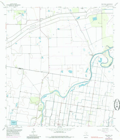 United States Geological Survey Paso Real, TX (1956, 24000-Scale) digital map