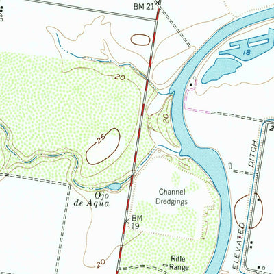 United States Geological Survey Paso Real, TX (1956, 24000-Scale) digital map