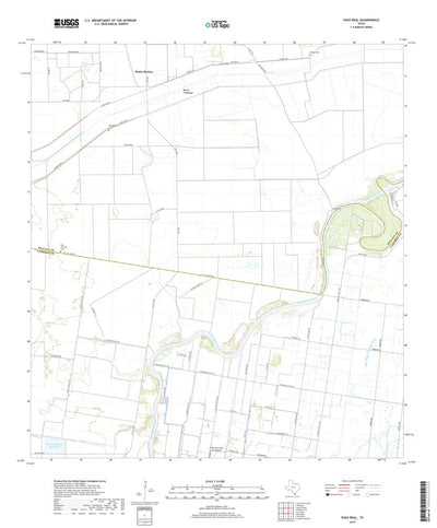United States Geological Survey Paso Real, TX (2019, 24000-Scale) digital map