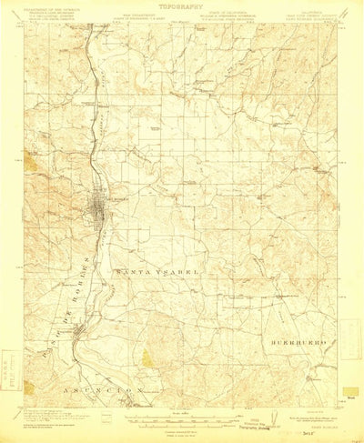 United States Geological Survey Paso Robles, CA (1919, 62500-Scale) digital map