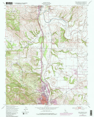 United States Geological Survey Paso Robles, CA (1948, 24000-Scale) digital map