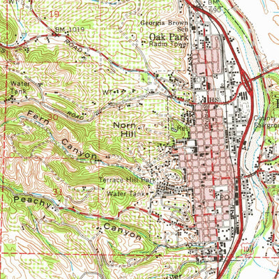 United States Geological Survey Paso Robles, CA (1961, 62500-Scale) digital map