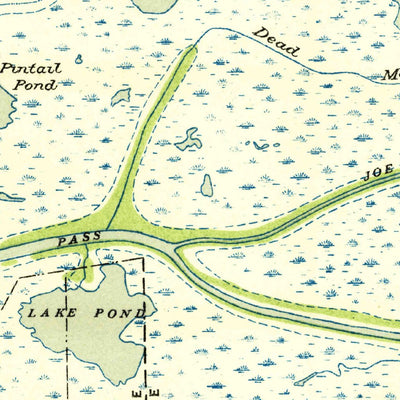 United States Geological Survey Pass A Loutre West, LA (1947, 31680-Scale) digital map