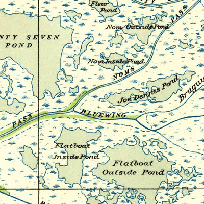 United States Geological Survey Pass A Loutre West, LA (1947, 31680-Scale) digital map