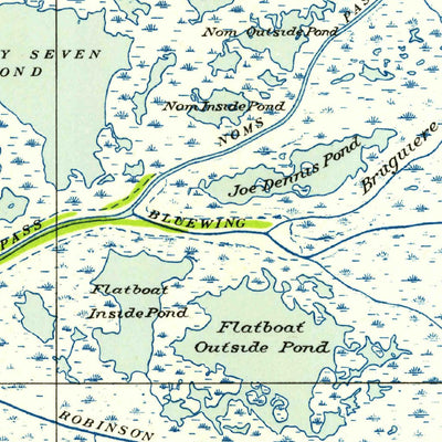 United States Geological Survey Pass A Loutre West, LA (1954, 31680-Scale) digital map