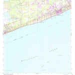 United States Geological Survey Pass Christian, MS (1955, 24000-Scale) digital map