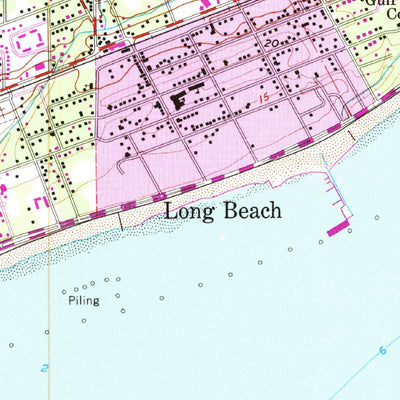 United States Geological Survey Pass Christian, MS (1955, 24000-Scale) digital map