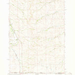 United States Geological Survey Pass Creek East, MT-WY (1967, 24000-Scale) digital map