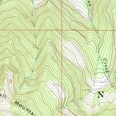 United States Geological Survey Pass Creek, WA (1967, 24000-Scale) digital map