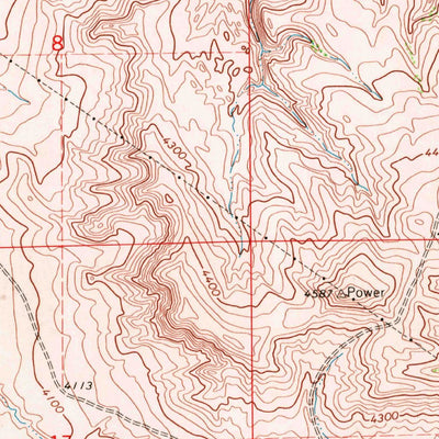 United States Geological Survey Pass Creek West, MT-WY (1967, 24000-Scale) digital map