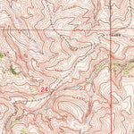 United States Geological Survey Pass Creek West, MT-WY (1967, 24000-Scale) digital map