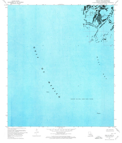 United States Geological Survey Pass Du Bois, LA (1971, 24000-Scale) digital map