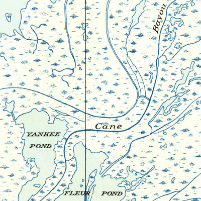 United States Geological Survey Pass Tante Phine, LA (1954, 31680-Scale) digital map