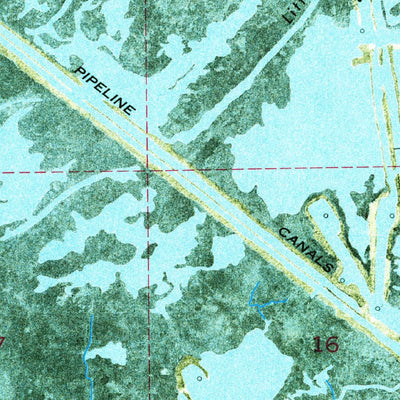 United States Geological Survey Pass Tante Phine, LA (1971, 24000-Scale) digital map
