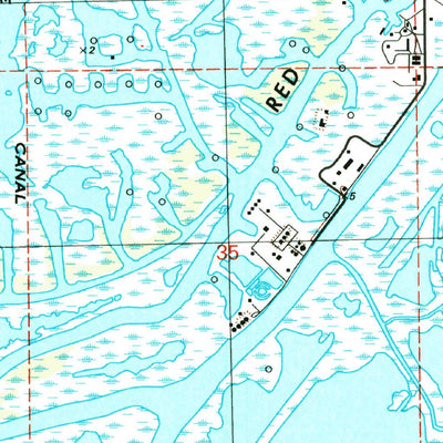 United States Geological Survey Pass Tante Phine, LA (1998, 24000-Scale) digital map