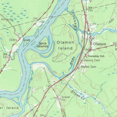 United States Geological Survey Passadumkeag, ME (1960, 62500-Scale) digital map