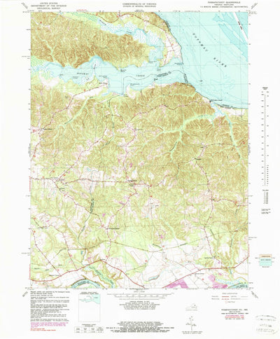 United States Geological Survey Passapatanzy, VA-MD (1966, 24000-Scale) digital map