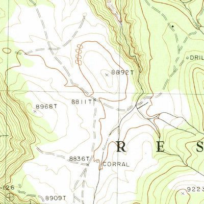United States Geological Survey Pastora Peak, AZ (1982, 24000-Scale) digital map