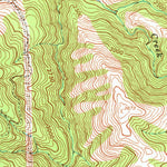 United States Geological Survey Pastoria Creek, CA (1958, 24000-Scale) digital map