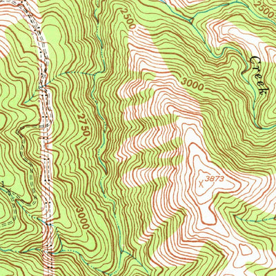 United States Geological Survey Pastoria Creek, CA (1958, 24000-Scale) digital map