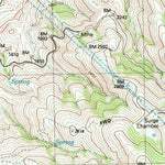 United States Geological Survey Pastoria Creek, CA (1991, 24000-Scale) digital map