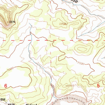 United States Geological Survey Pasture Canyon, NM (1995, 24000-Scale) digital map