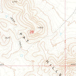 United States Geological Survey Pat Hills North, AZ (1974, 24000-Scale) digital map