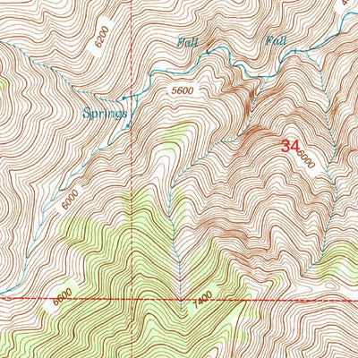 United States Geological Survey Pat Keyes Canyon, CA (1994, 24000-Scale) digital map