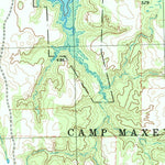 United States Geological Survey Pat Mayse Lake East, TX (1980, 24000-Scale) digital map