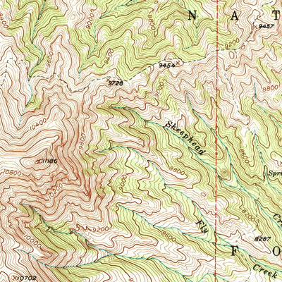 United States Geological Survey Pat Ohara Mountain, WY (1949, 62500-Scale) digital map