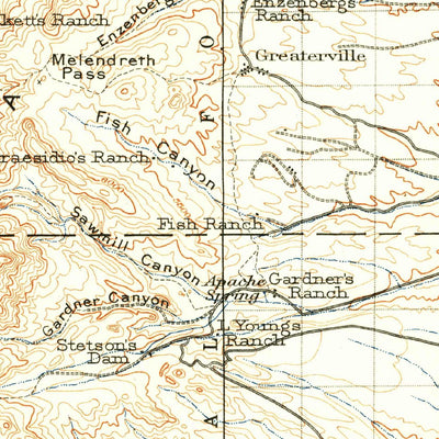 United States Geological Survey Patagonia, AZ (1904, 125000-Scale) digital map