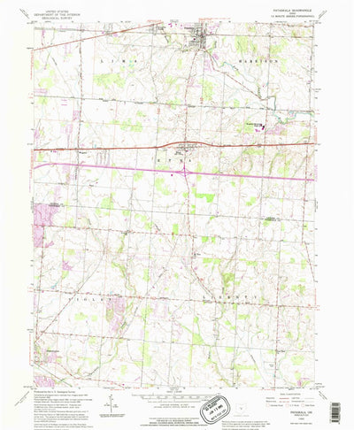 United States Geological Survey Pataskala, OH (1992, 24000-Scale) digital map