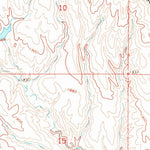 United States Geological Survey Patch Skin Buttes, SD (1970, 24000-Scale) digital map