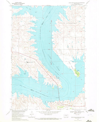United States Geological Survey Patch Skin Buttes SE, SD (1969, 24000-Scale) digital map