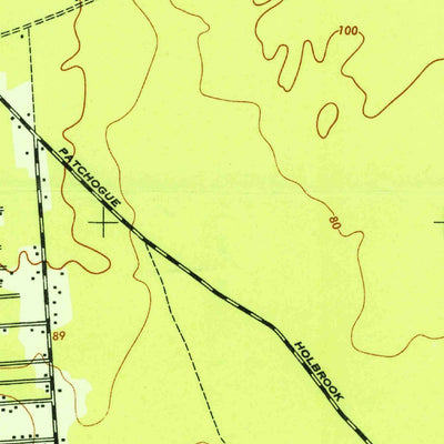 United States Geological Survey Patchogue, NY (1947, 24000-Scale) digital map