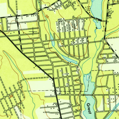 United States Geological Survey Patchogue, NY (1947, 24000-Scale) digital map