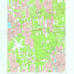 United States Geological Survey Patchogue, NY (1967, 24000-Scale) digital map