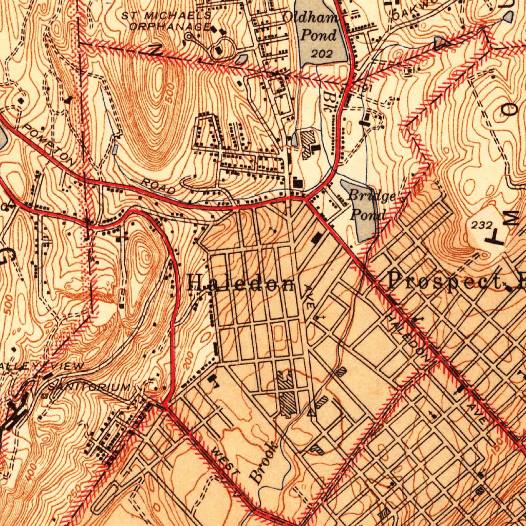 Paterson, NJ (1944, 31680-Scale) Map by United States Geological Survey ...