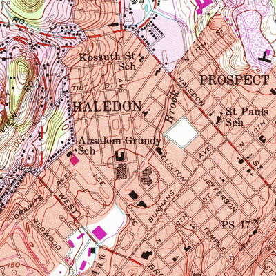 United States Geological Survey Paterson, NJ (1955, 24000-Scale) digital map