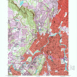 United States Geological Survey Paterson, NJ (1995, 24000-Scale) digital map