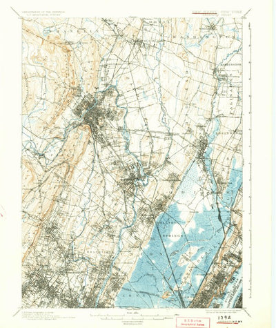 United States Geological Survey Paterson, NJ-NY (1903, 62500-Scale) digital map