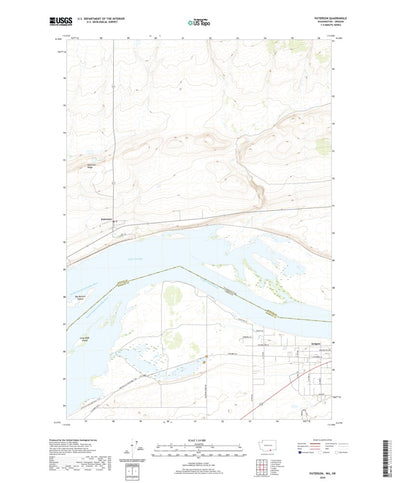United States Geological Survey Paterson, WA (2020, 24000-Scale) digital map