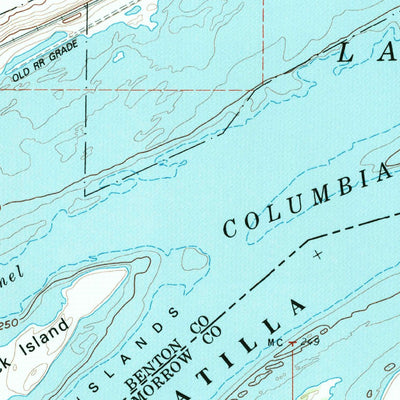 United States Geological Survey Paterson, WA-OR (1993, 24000-Scale) digital map