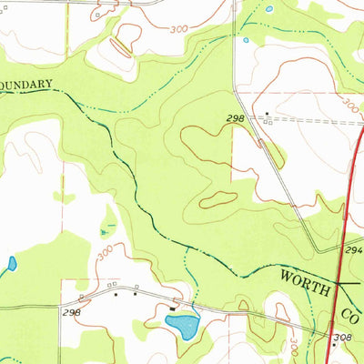 United States Geological Survey Pateville, GA (1977, 24000-Scale) digital map