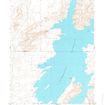 United States Geological Survey Pathfinder Reservoir NW, WY (1951, 24000-Scale) digital map