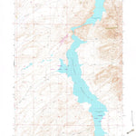 United States Geological Survey Pathfinder Reservoir SW, WY (1953, 24000-Scale) digital map