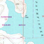 United States Geological Survey Pathfinder Reservoir SW, WY (1953, 24000-Scale) digital map