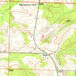 United States Geological Survey Patmos, AR (1951, 24000-Scale) digital map