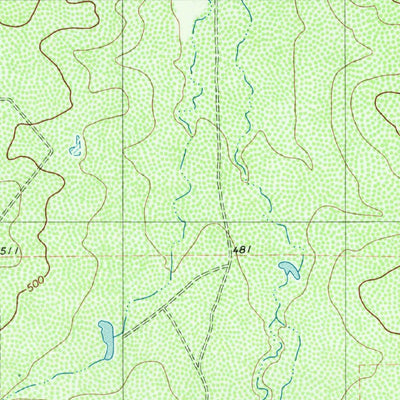United States Geological Survey Pato Creek, TX (1980, 24000-Scale) digital map